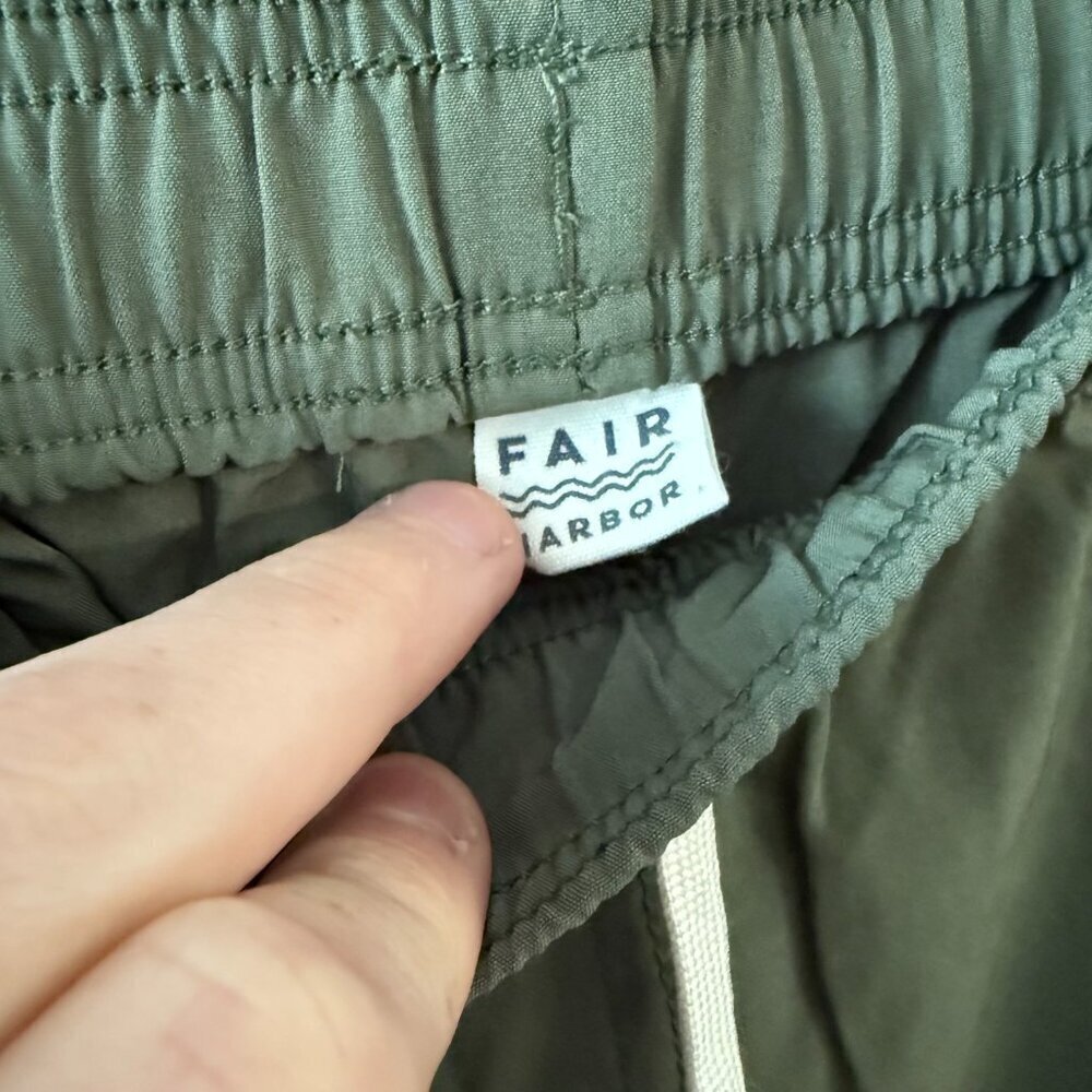Fair Harbor Green Drawstring Shorts Size Xxxl View 3